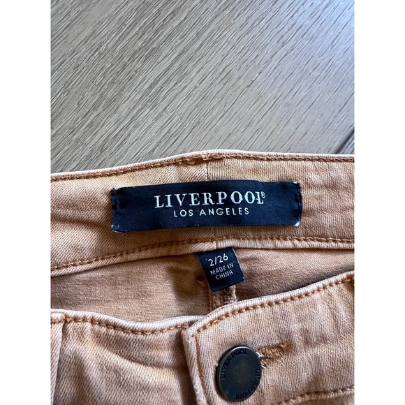 LIVERPOOL LOS ANGELES Women's Gold Honey Skinny Jeans Size 2 26 - Picture 3 of 10